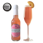 Alcohol-Free Peach Bellini Cocktail Infused With Botanicals