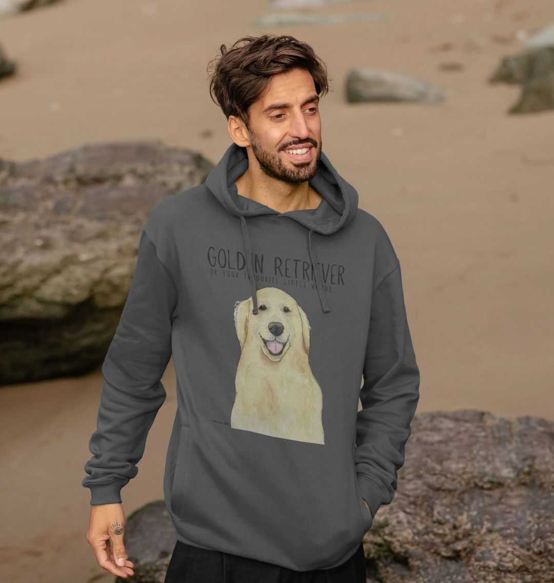 Unleash Comfort: Golden Retriever Men’s Hoodie