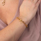 Beginnings Long Link Charm Carrier Bracelet
