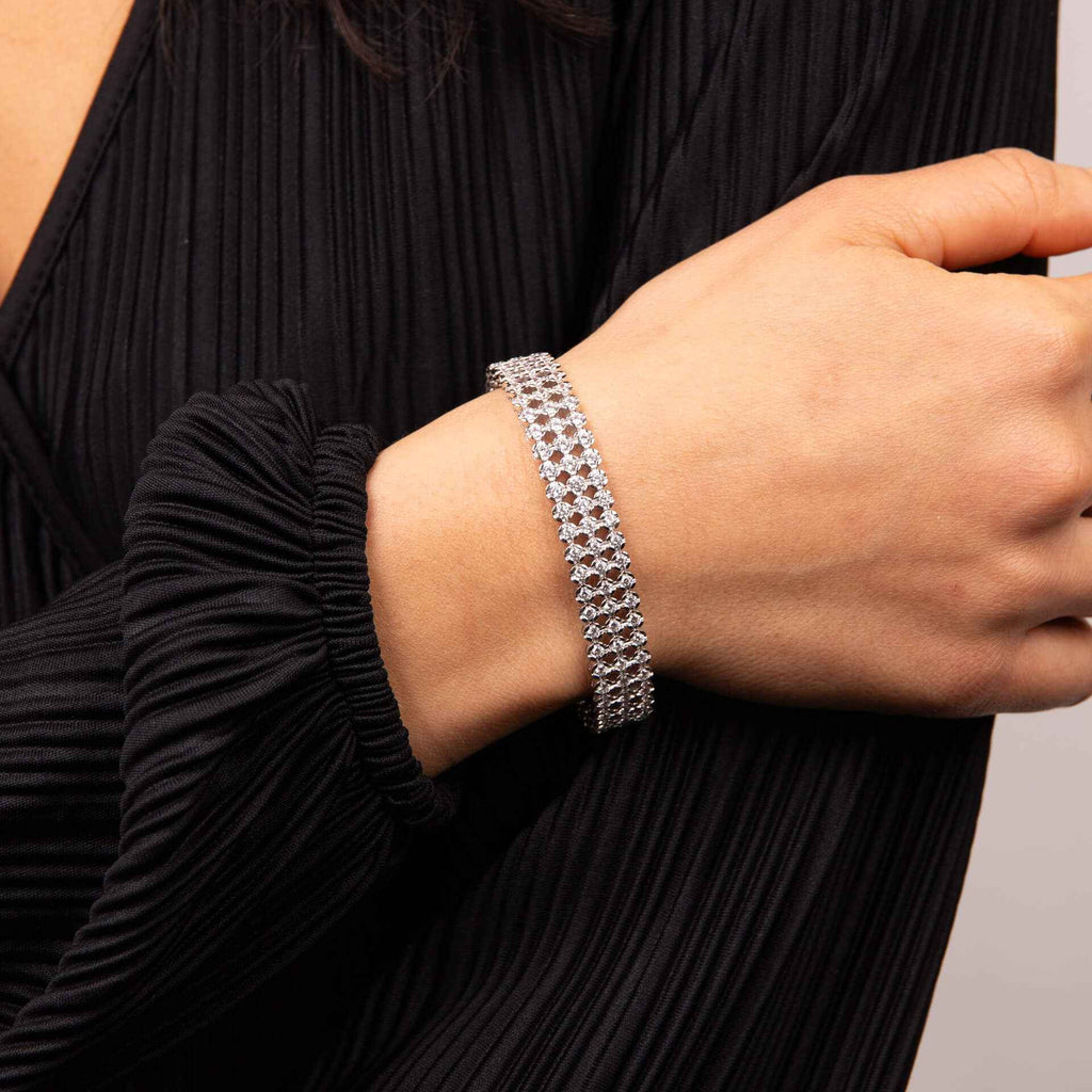 Diamonfire Triple Row Bracelet