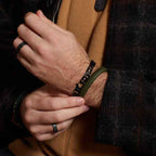 Fred Bennett Black Anchor Chain Bracelet