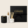 Bakhoor Rose Oud — Luxury Home Fragrance Ritual Set | Candle, Reed Diffuser & Room Spray