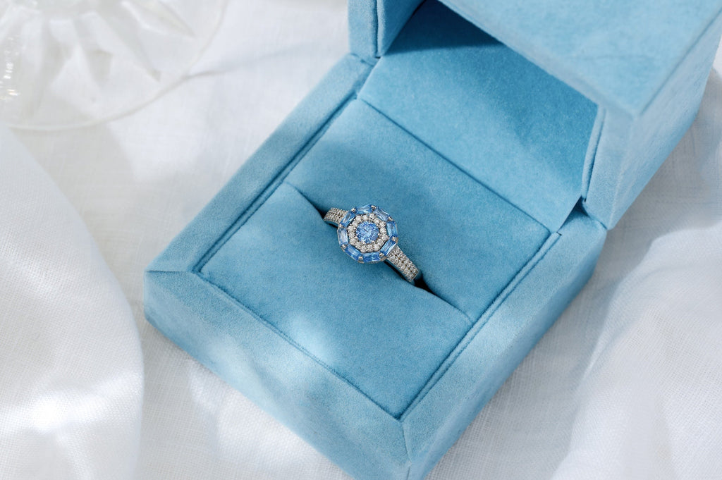 Something Blue Ring: Silver