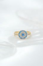 Something Blue Ring: Gold