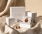Quintessence Statement Red Amber Cufflinks