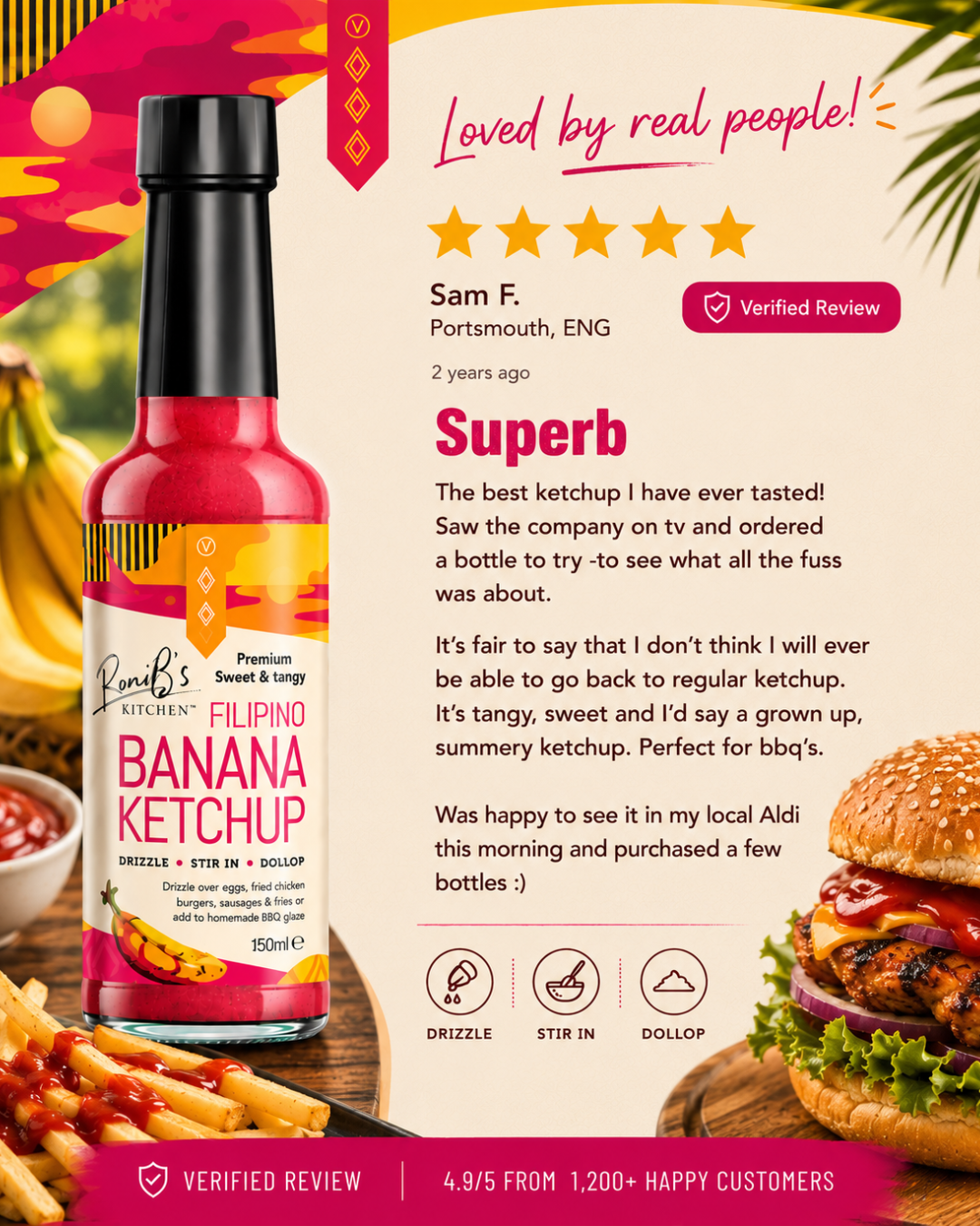 Filipino Banana Ketchup | As Seen on James Martin | 150ml