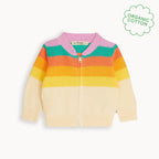 Barnacle - Rainbow Pink Stripe Cardigan