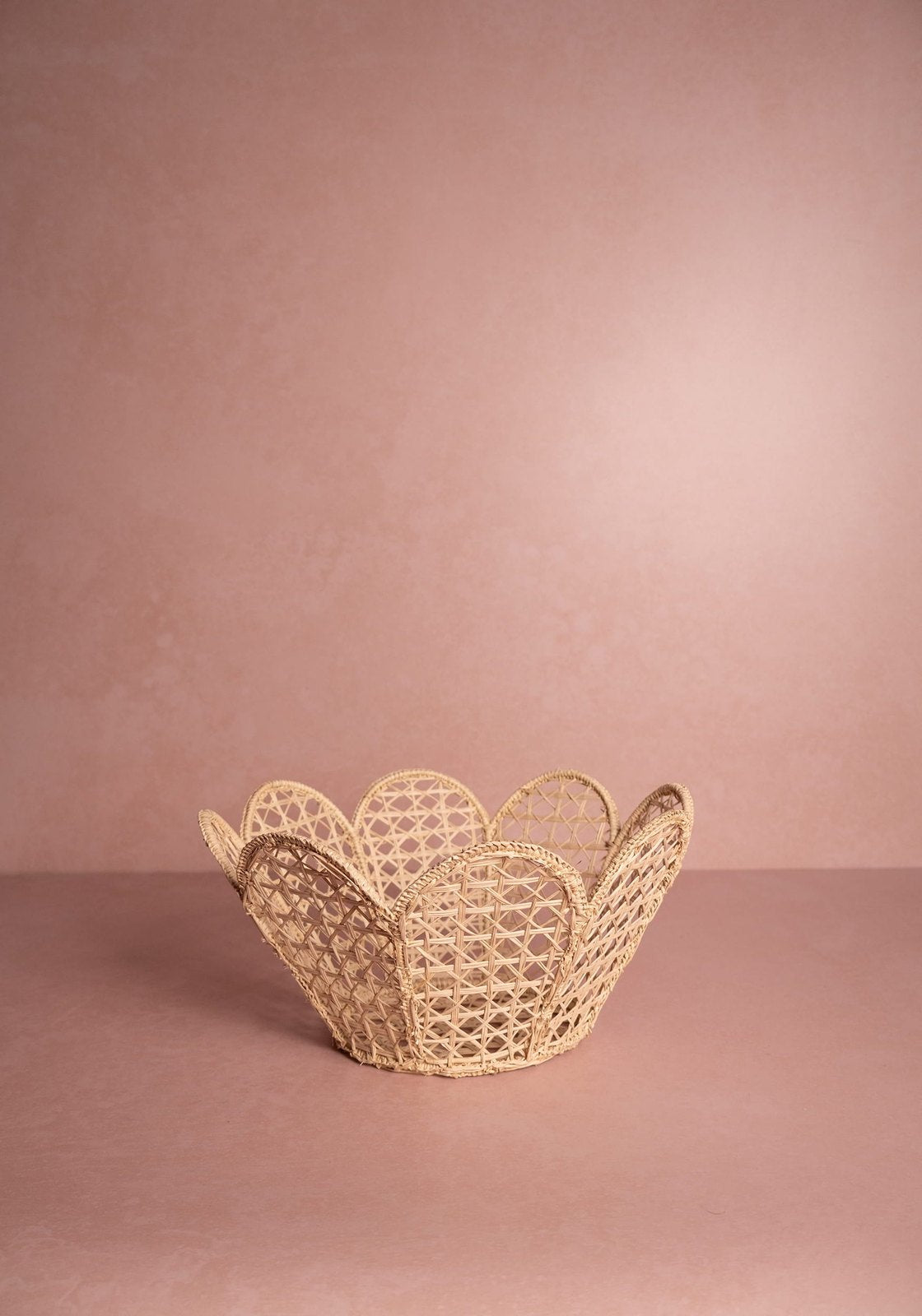 Atlántico Scallop Iraca Basket, Natural