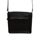 Soft Tannery Leather Messenger - Black