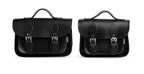 Handmade Leather Micro Satchel - Black