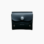 Handmade Leather Simple Coin Purse - Black