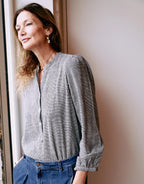 nora blouse | salt and pepper | now £75 in the sale