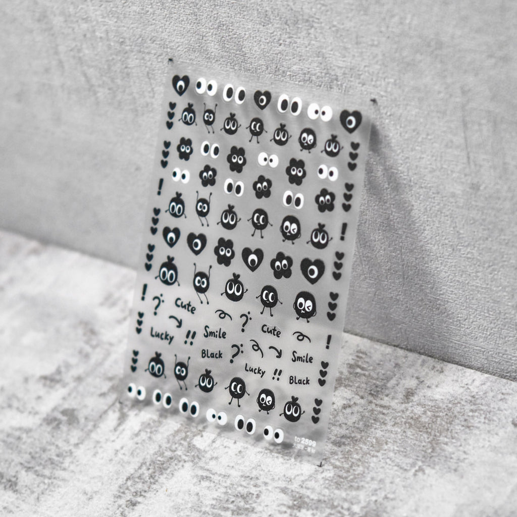 Hello Claws | Black Dot Nail Deco Sticker