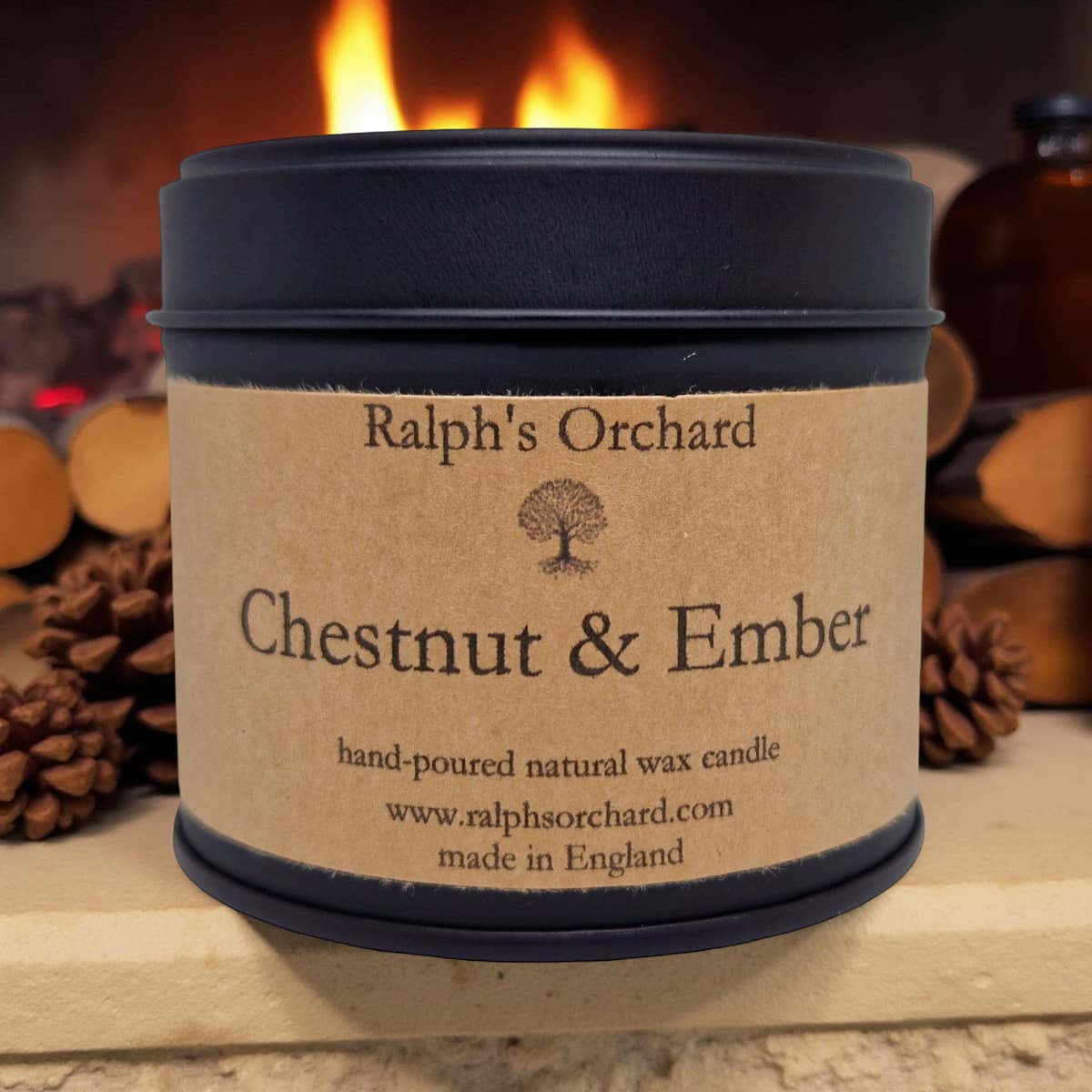 Matte Black Classic Candle