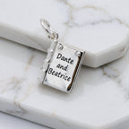 Hardback Book Personalised Silver Charm