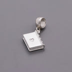 Hardback Book Personalised Silver Charm