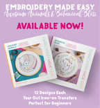 Embroidery Made Easy : Awesome Animals - Embroidery Pattern Book