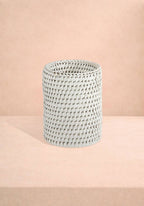 Savannah Rattan Bottle Holder - White