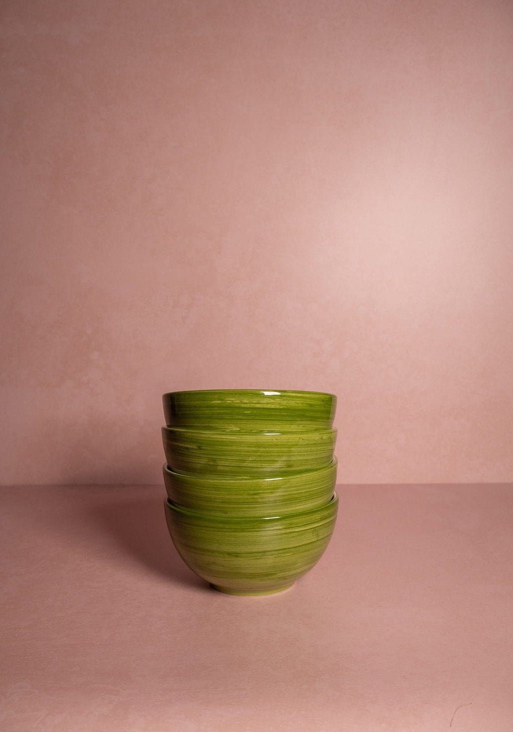 Cara Shell Cereal Bowl, Green -  Set of 4