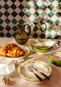 Cara Shell Serving Bowl, Green