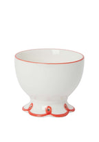 Rosy Red Scalloped  Nibbles Bowl - Set of 4
