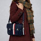 Leather Midi Satchel - British Edit