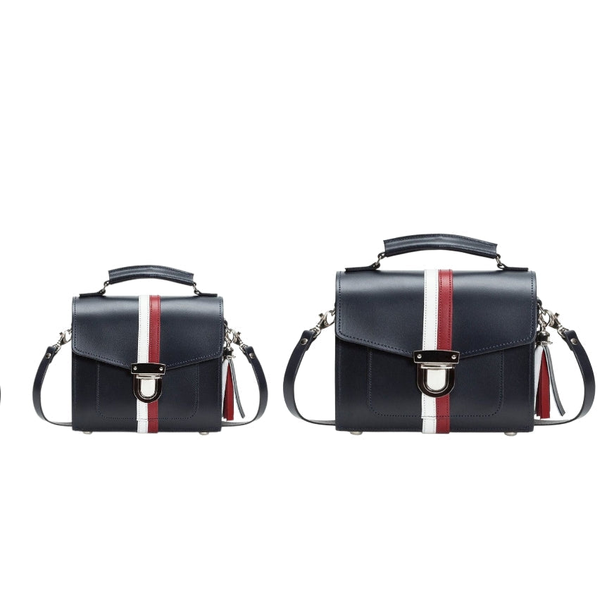Handmade Leather Sugarcube Handbag - British Edit