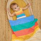 Bubble - Rainbow Stripe Knit Romper
