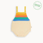 Bubble - Rainbow Stripe Knit Romper