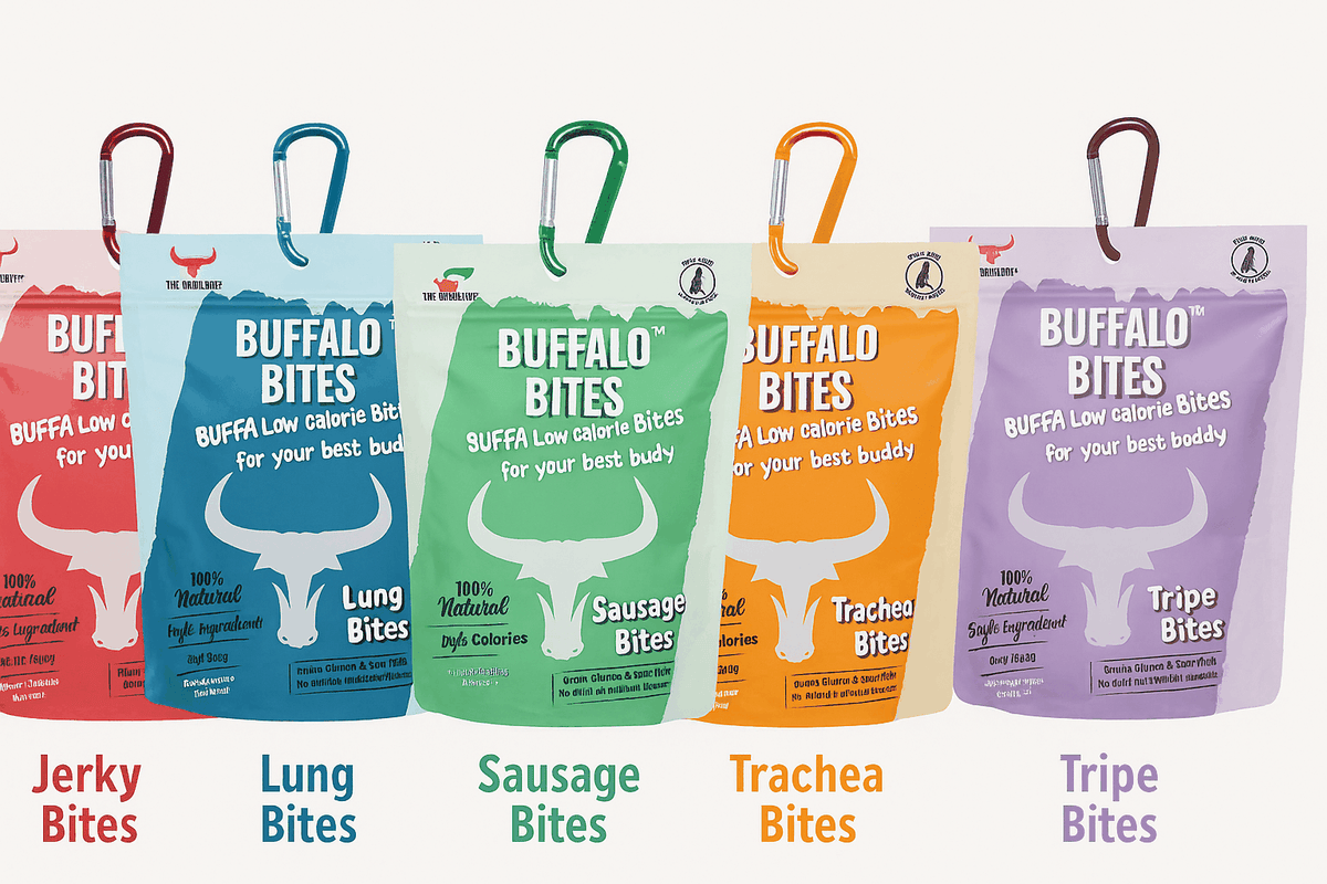 BUFFALO BITES MINI STAND DEAL (3 Cases of Each plus display stand)