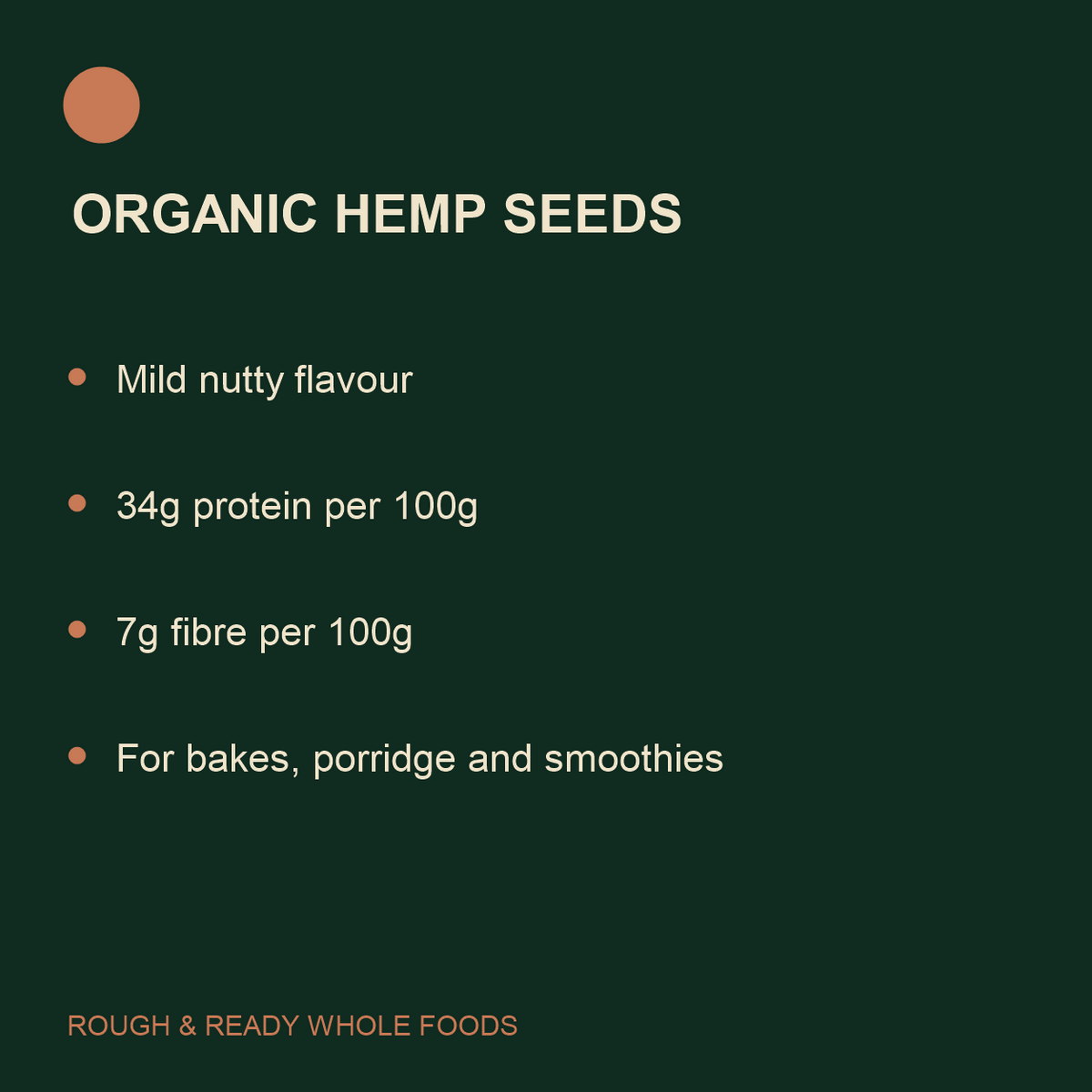 Infinity Foods Bulk Organic Hemp Seeds