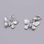 Butterfly Silver Charm
