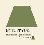 Ecru wiggle cone lampshade, extra tall lampshade