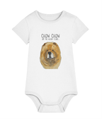 Adorable Red Chow Chow Baby Bodysuit – Perfect for Little Paw-sitives!