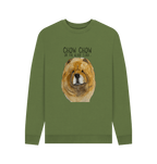 Stay Cozy in Style – Red Chow Chow Men's Crewneck Sweatshirt!