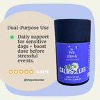 Dog Calming Supplement – Natural Herbal Powder for Anxiety Relief by The Pets Larder (calm-clear-natural-herbal-calming-supplement-for-dogs)