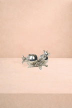 Pewter Pomegranate Candleholder - Set of 2
