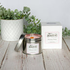 Blushing Orchid - Travel Tin Candle - Wooden Wick