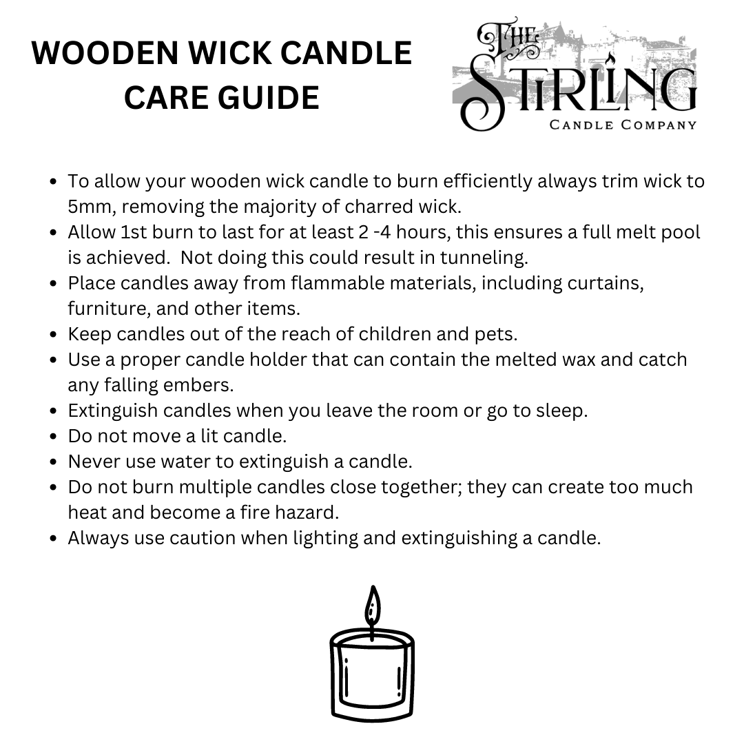 Fresh Start - Travel Tin Candle - Wooden Wick