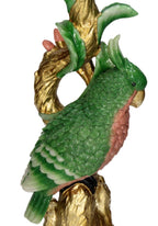 Emerald Parrot Candlestick