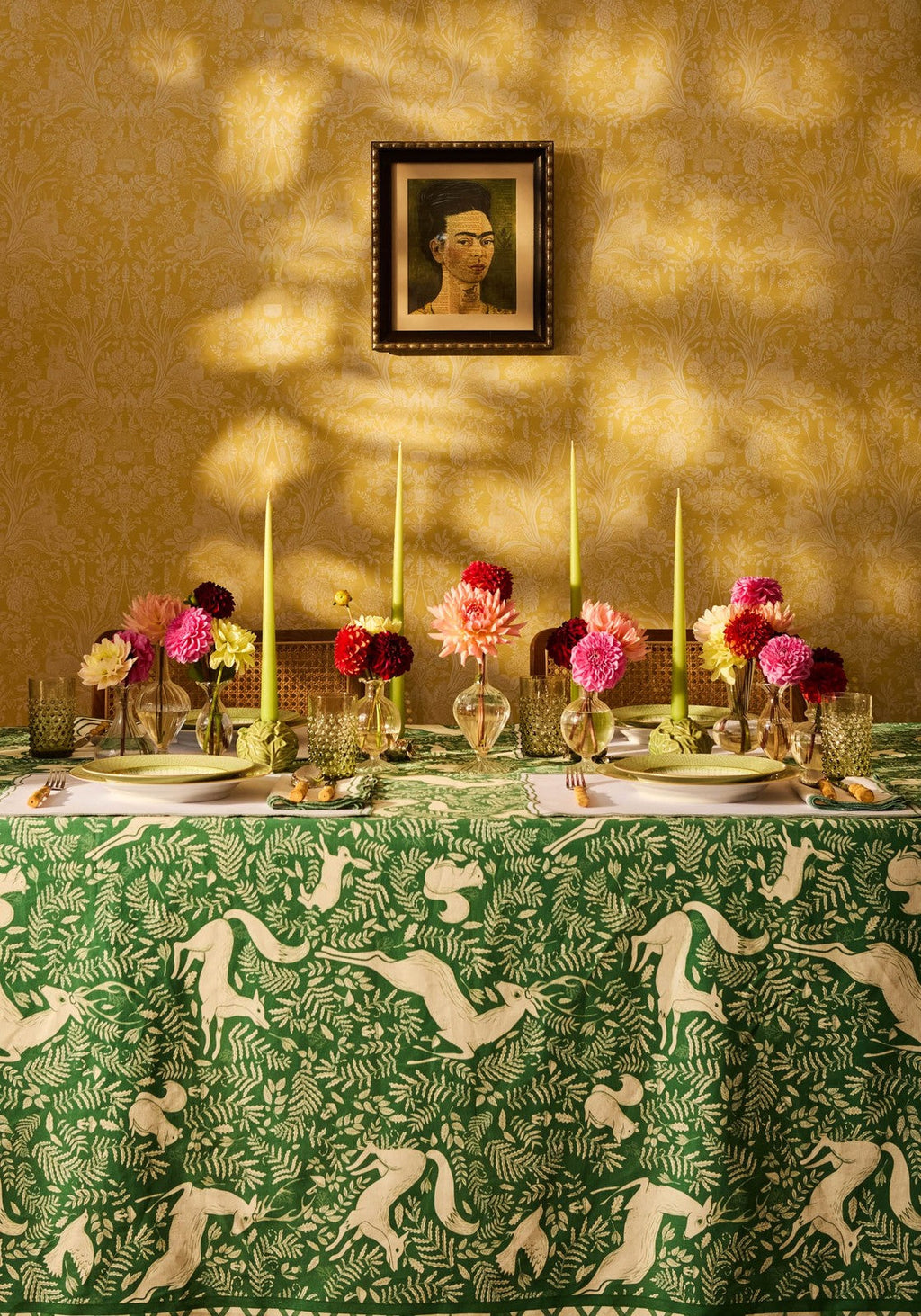 Green Cabbage Candle Holder