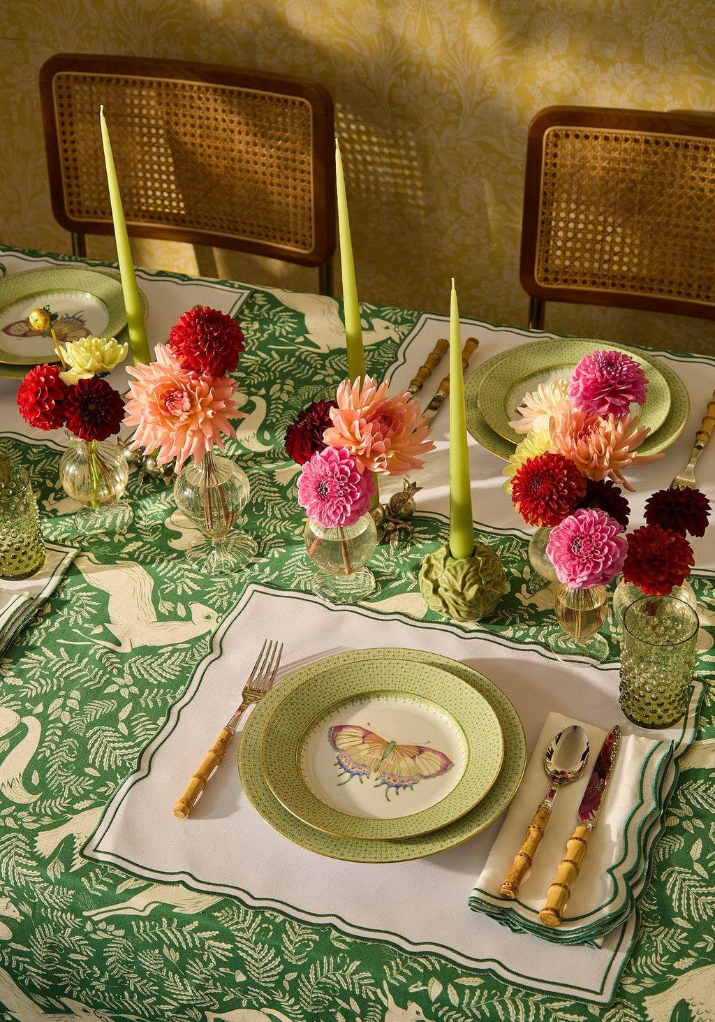 Green Cabbage Candle Holder