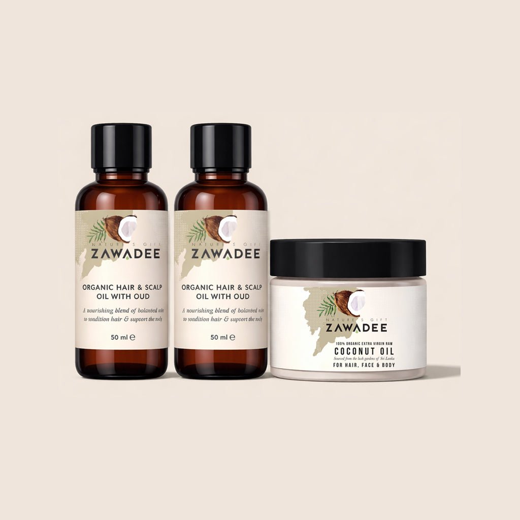 Cashmere Oud Beard Ritual | Oud Hair Oils & Coconut Nourish Set