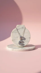 Personalized Initial Letter Pendant Crystal Necklace