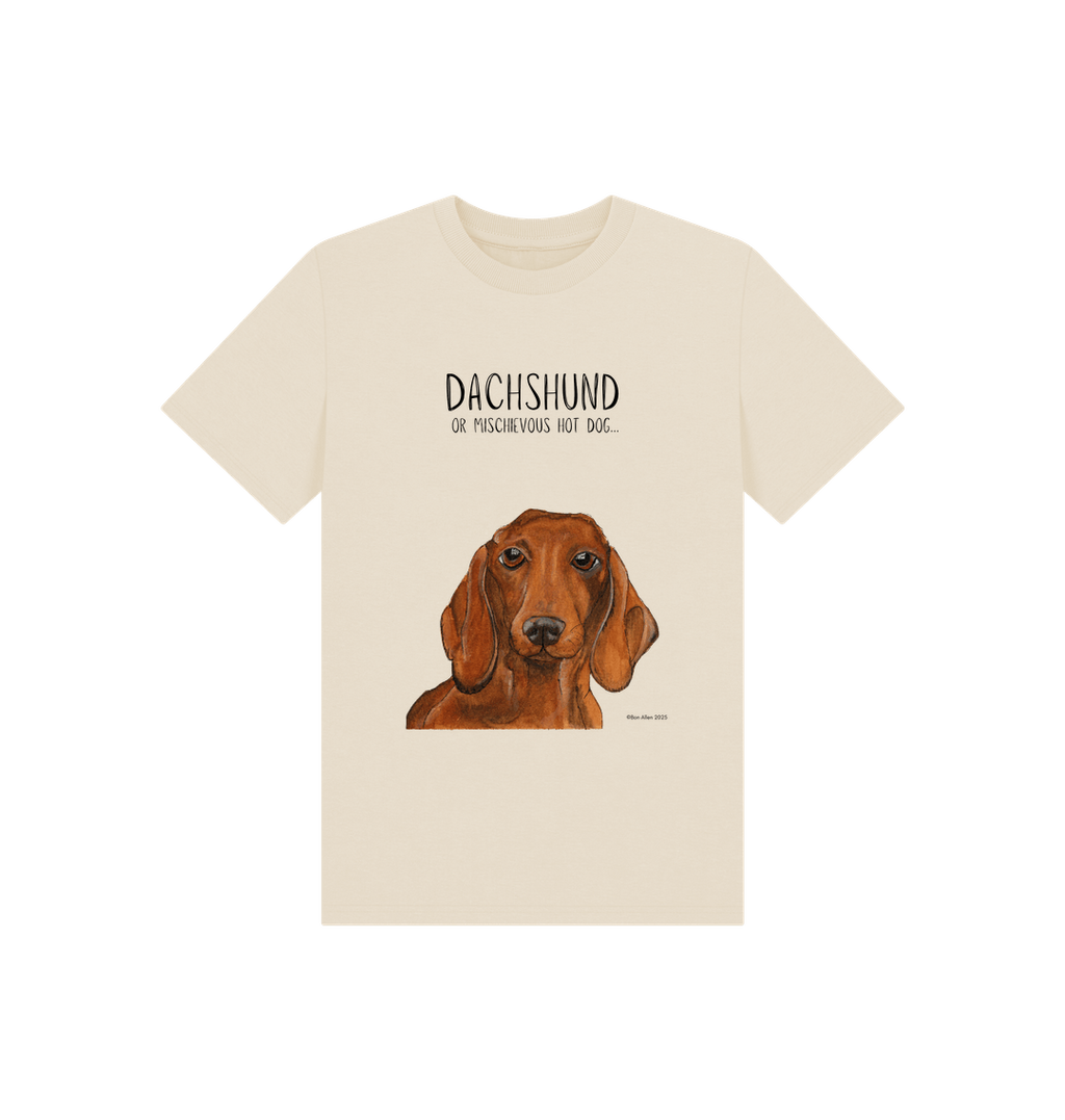 Mischievous Hot Dog Kids' T-Shirt – Small Pup, Big Attitude!