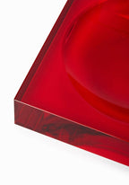 Chelsea Sweet Glass Trinket Tray - Red