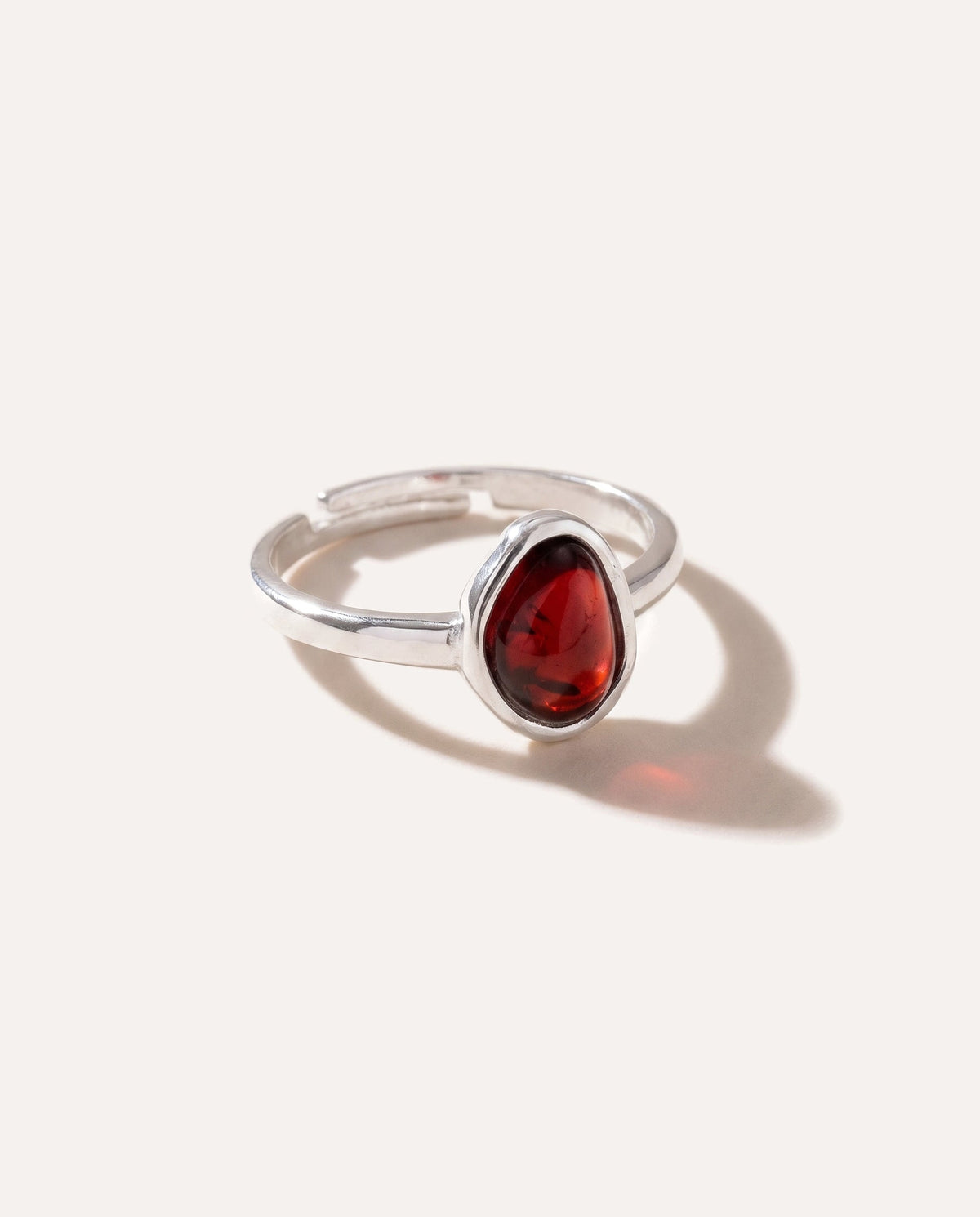 Cherry Amber ELEMENT Stacking Ring
