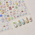 Hello Claws | Cherry Bear Nail Deco Sticker