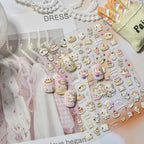 Hello Claws | Cherry Cake And Kitty Nail Deco Sticker