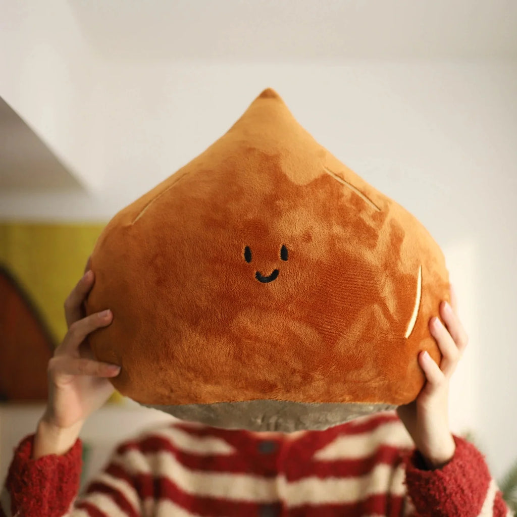 Daily White | Chestnut Plush Pillow